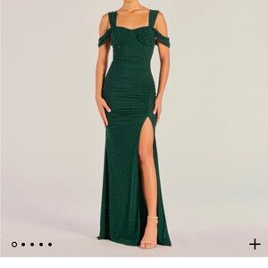Windsor Dark Green Maxi Dress